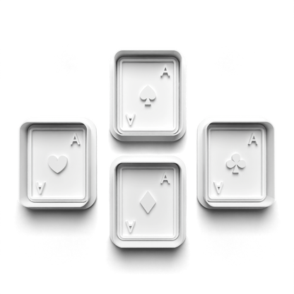 Ace cards player - stamp + cutter 0774