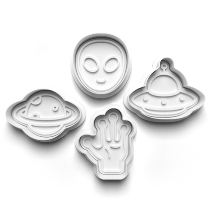 Ufo Alien - stamp + cutter 0775