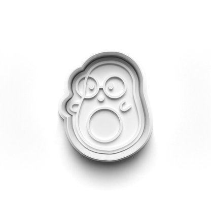 Cute avocados - stamp + cutter 0782