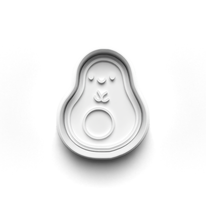 Cute avocados - stamp + cutter 0782