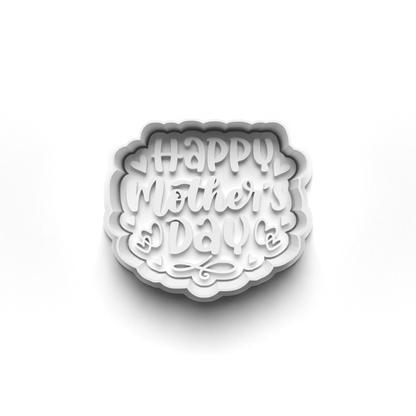 Mother's day set - cookie cutter + stamp 0793_