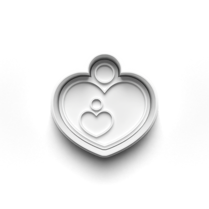 Mother's day set - cookie cutter + stamp 0793_