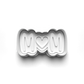 Mother's day set - cookie cutter + stamp 0793_