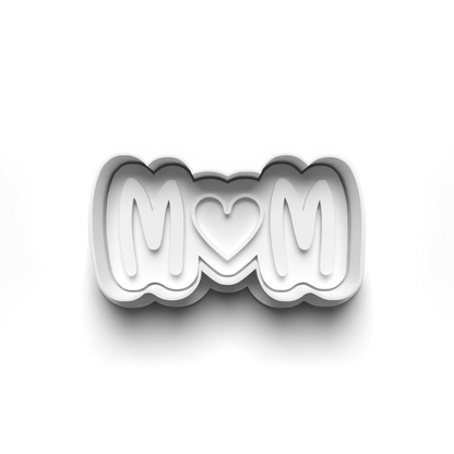 Mother's day set - cookie cutter + stamp 0793_