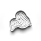Mother's day set - moher and baby - cookie cutter + stamp 0801_