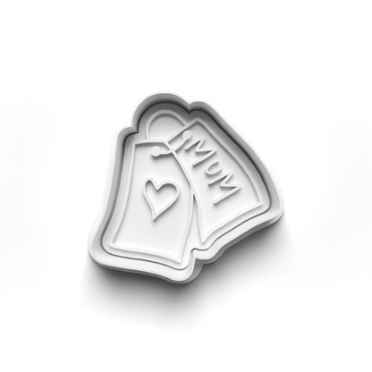 Mother's day set - Mum - cookie cutter + stamp 0803_