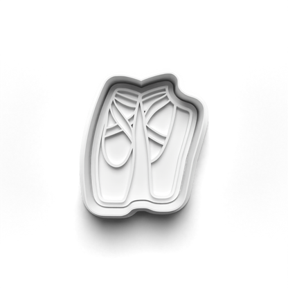 Dance Ballerina Ballet Set cookie cutter and stamp 0821