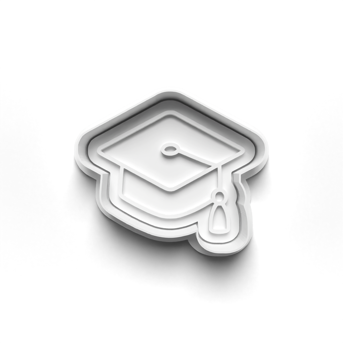 Graduation Hat cookie cutter and stamp 0847_2