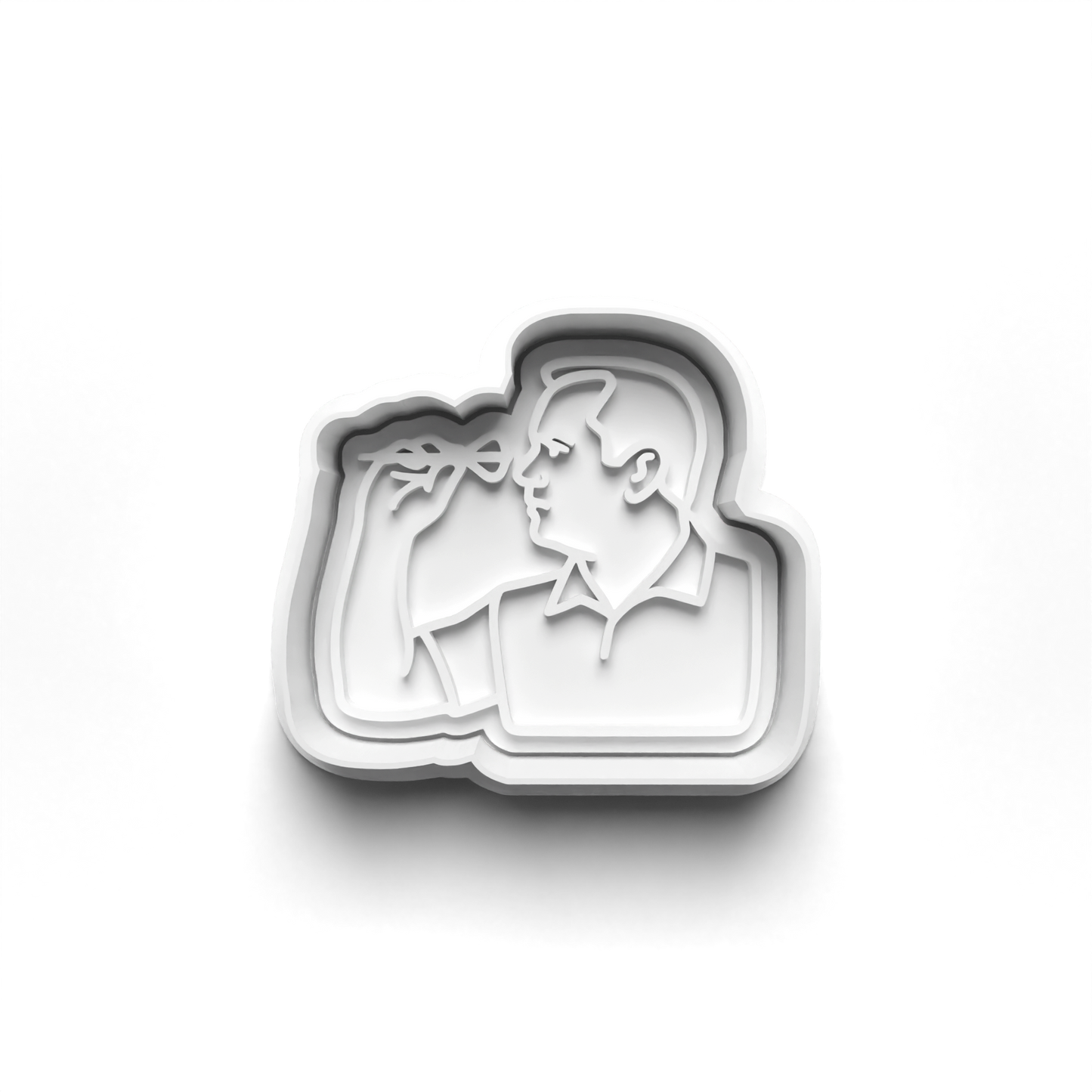 Set cookie cutter and stamp Darts 0853