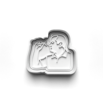 Set cookie cutter and stamp Darts 0853