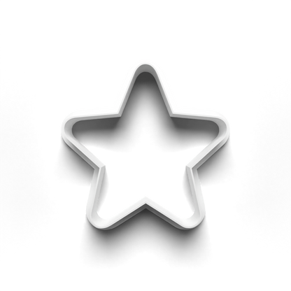 Basic shape - star circle square heart - cookie cutter 0898