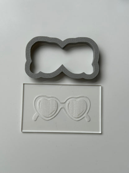 Sunglasses - Glasses girl - debossing and matching cutter