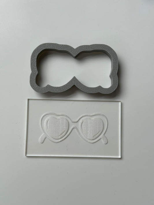 Sunglasses - Glasses girl - debossing and matching cutter
