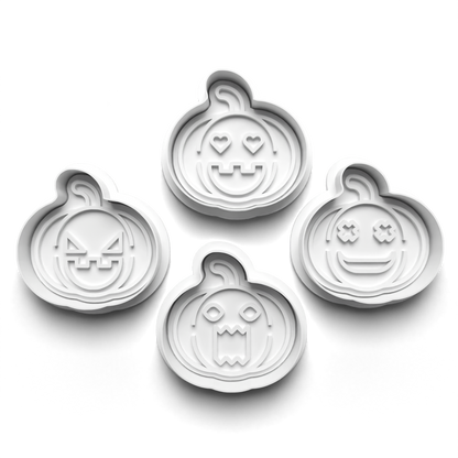 Halloween pumpkins - cookie cutters + stamp - 0942