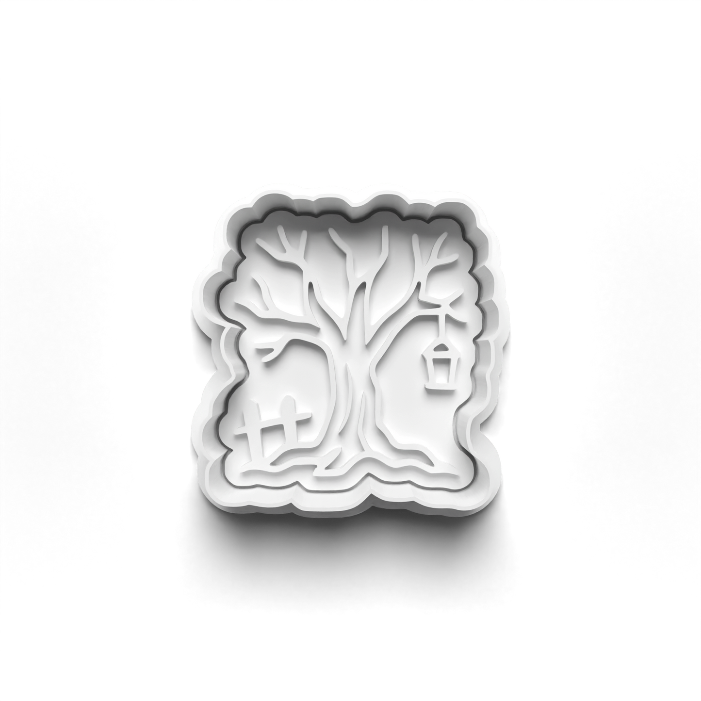 Halloween spooky trees - cookie cutters + stamp - 0943