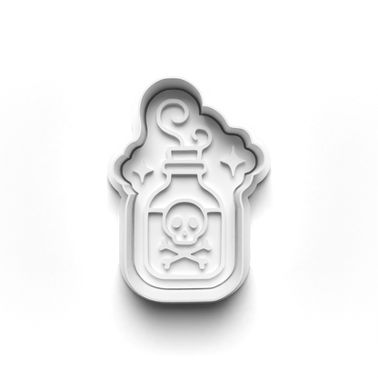 halloween witch kitchen - cookie cutters + stamp - 0944