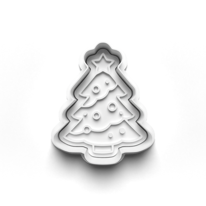 christmas Set cookie cutter and stamp - 0963