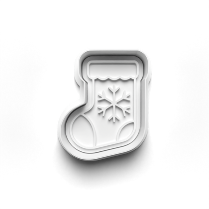 christmas Set cookie cutter and stamp - 0963