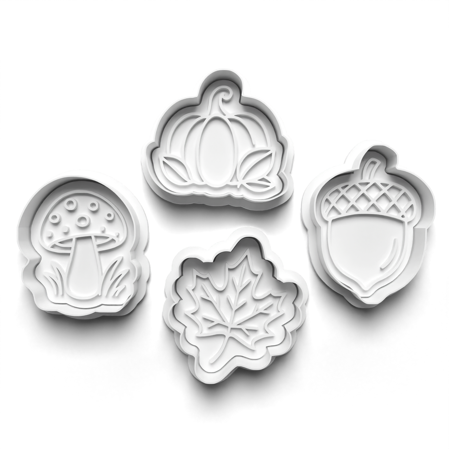 Autumn fall- cookie cutters and stamp - 0967
