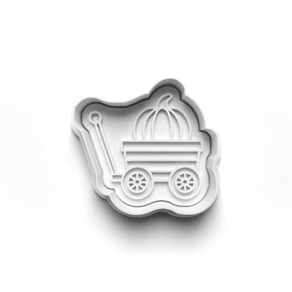 Halloween october fall - cookie cutters + stamp - 0973