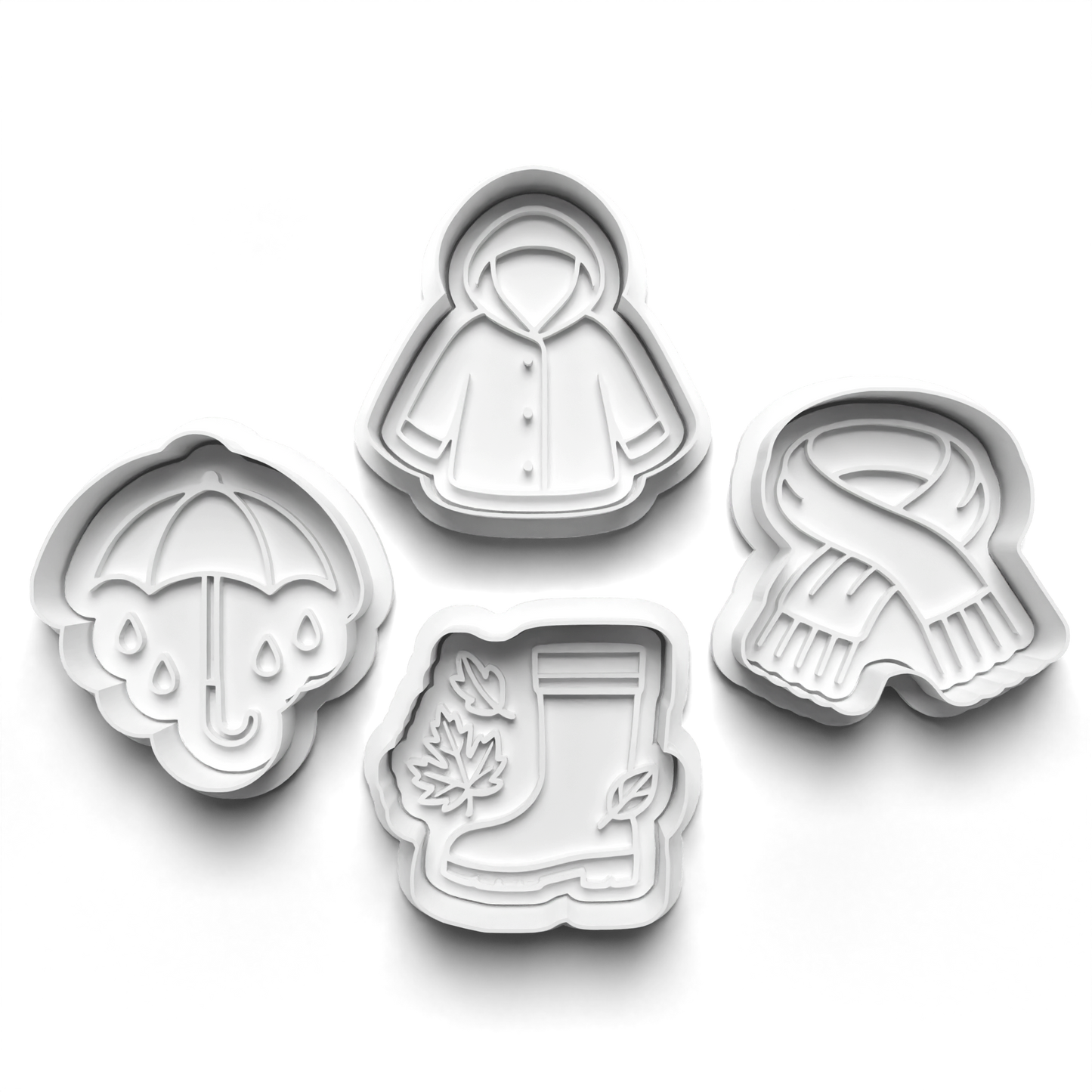 Halloween october fall - cookie cutters + stamp - 0975