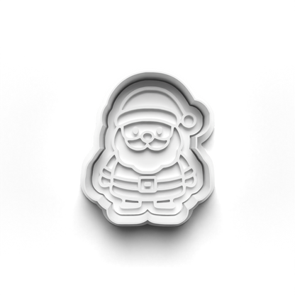 christmas Set cookie cutter and stamp - 0977