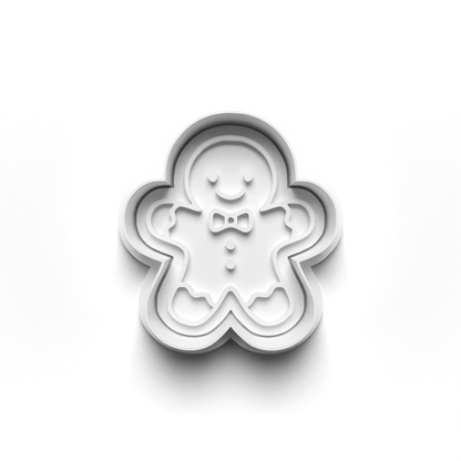 christmas Set cookie cutter and stamp - 0978