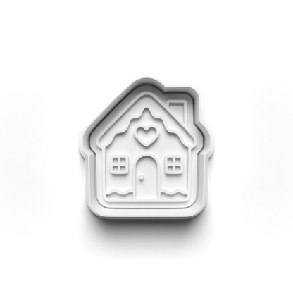 christmas Set cookie cutter and stamp - 0978