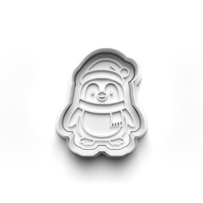 christmas north pole Set cookie cutter and stamp - 0979