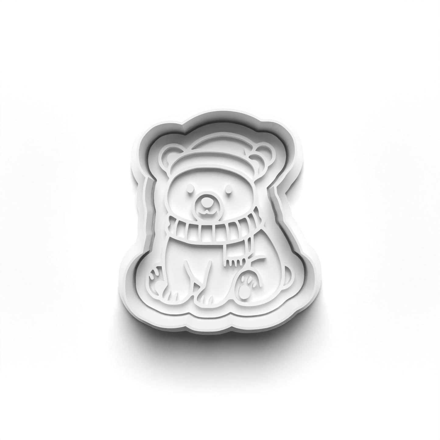 christmas north pole Set cookie cutter and stamp - 0979