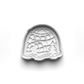 christmas north pole Set cookie cutter and stamp - 0979
