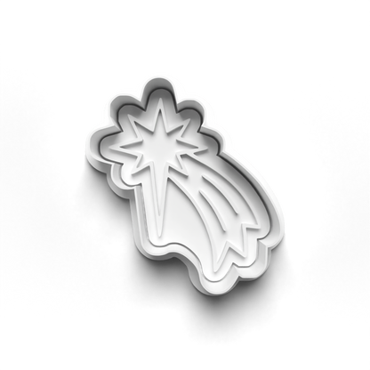 christmas nativity scene set cookie cutter and stamp - 0980
