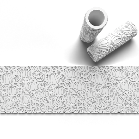 fall Autumn Texture roller - rolling pin - 0982_7