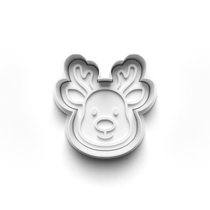 Set cookie cutter and stamp Christmas - 0987