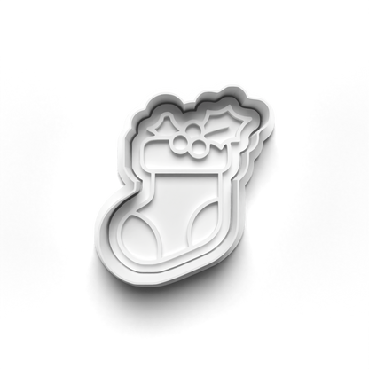 Set cookie cutter and stamp Christmas - 0987