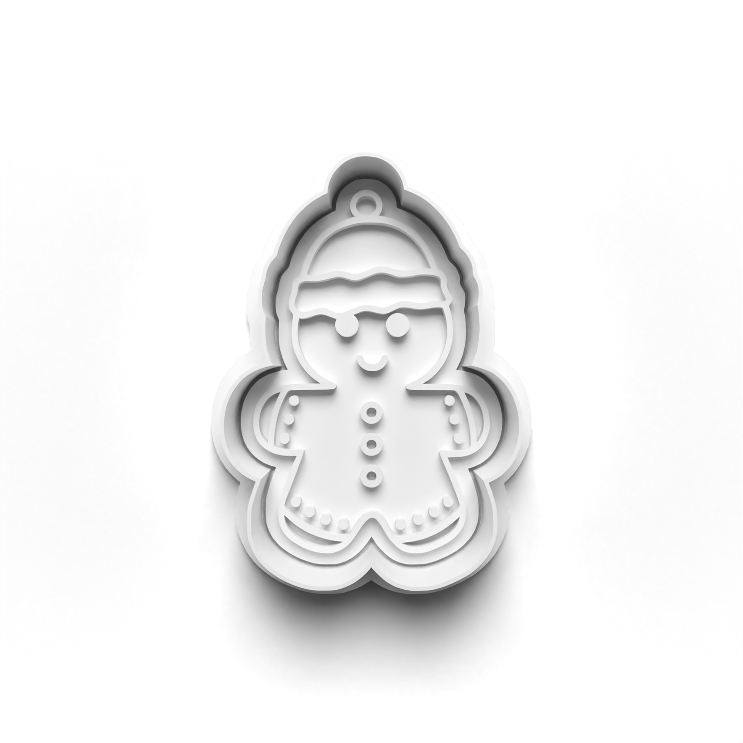 Gingerbread man Set cookie cutter and stamp Christmas - 0990