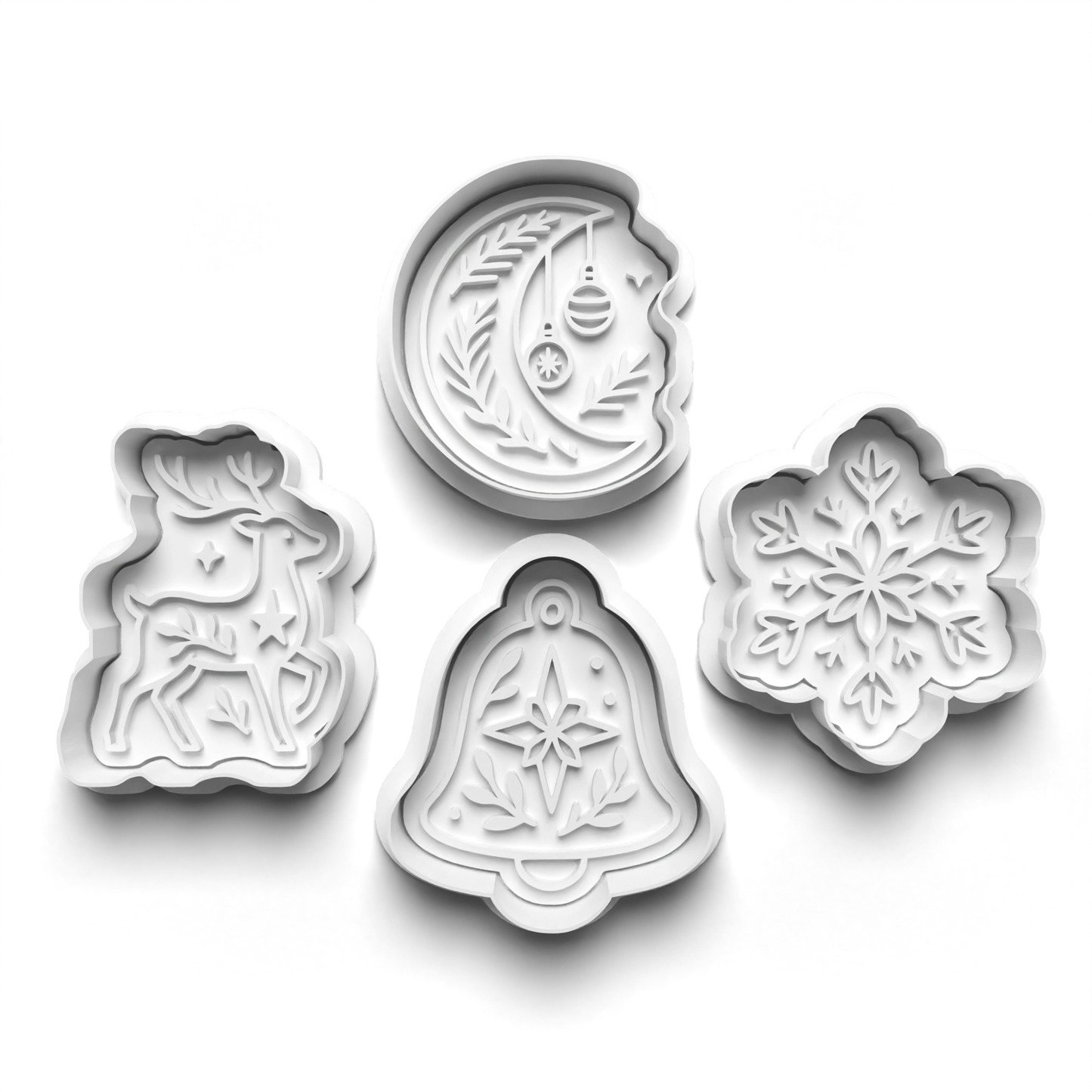 Mystic Christmas Set cookie cutter and stamp - 0992