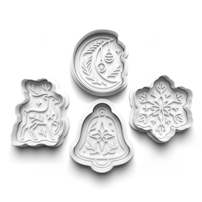 Mystic Christmas Set cookie cutter and stamp - 0992