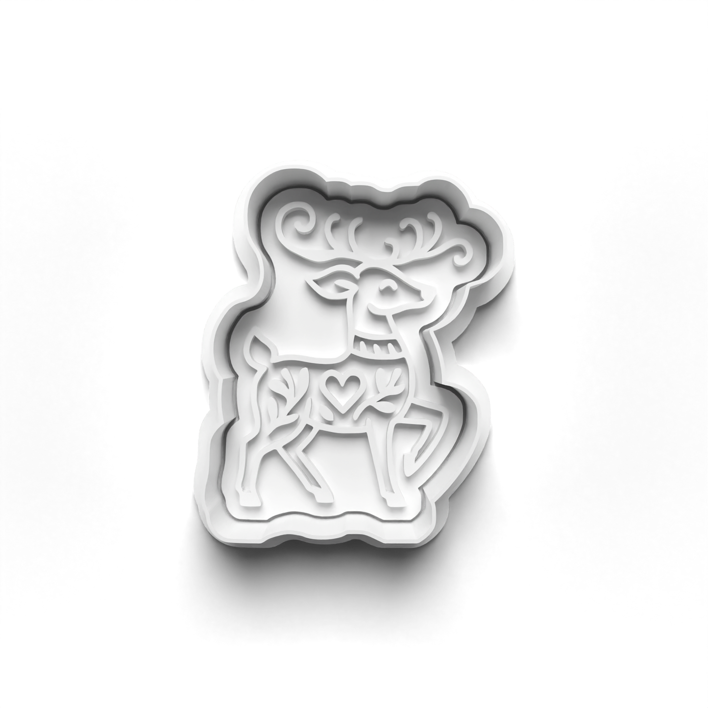 nordic christmas Set cookie cutter and stamp - 0994
