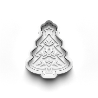 nordic christmas Set cookie cutter and stamp - 0994
