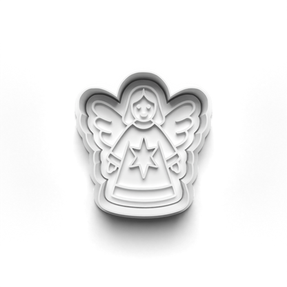 scandinavian nordic christmas cutter + stamp _0995