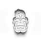 gingerbreadman family Set cookie cutter and stamp - 0998