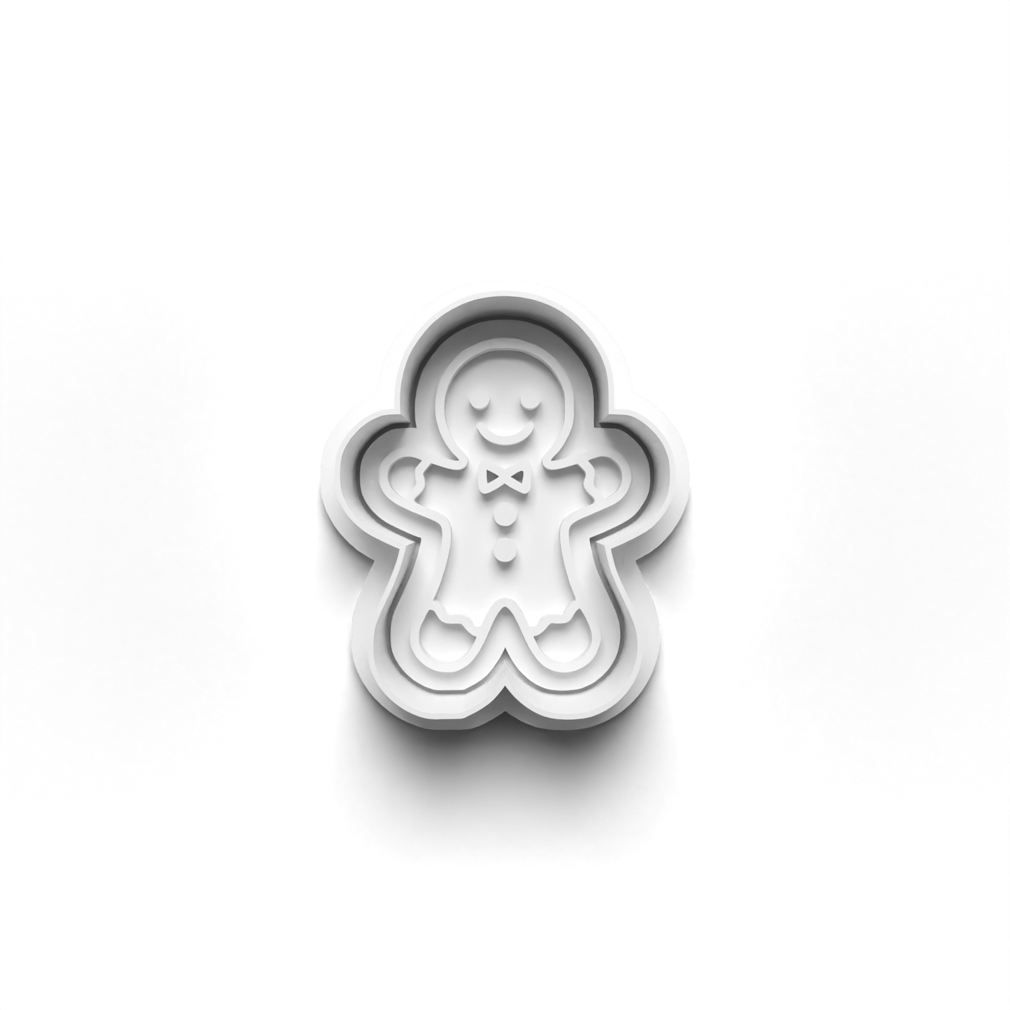gingerbreadman family Set cookie cutter and stamp - 0998