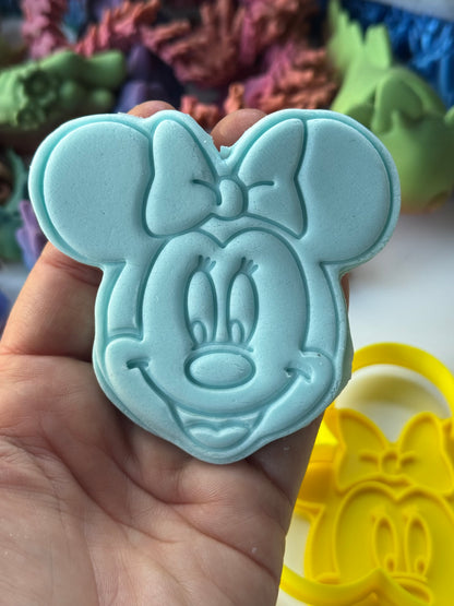 Cartoon inspired cookie cutter + stamp