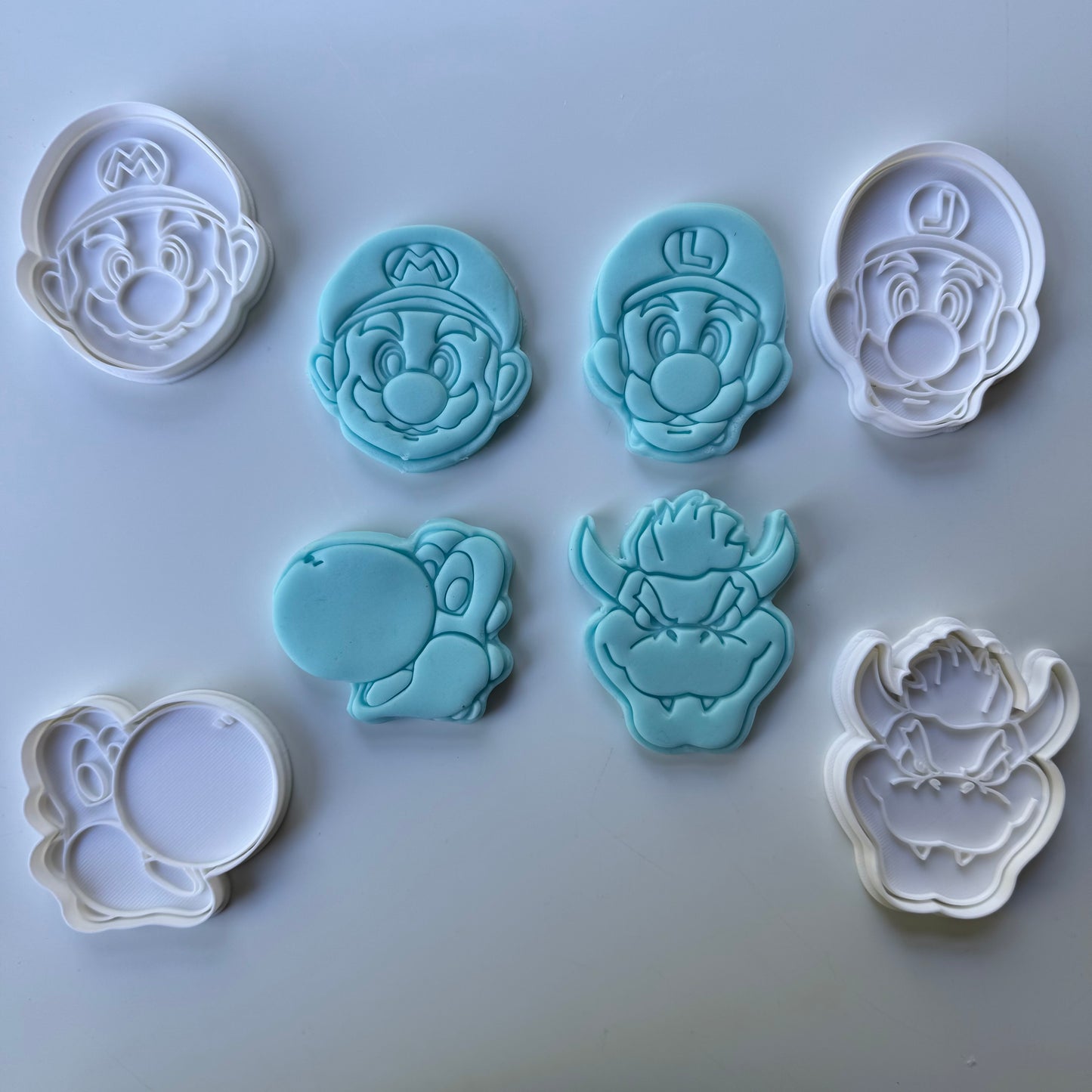 SUPER MARIO set of 4 Cutter + stamp