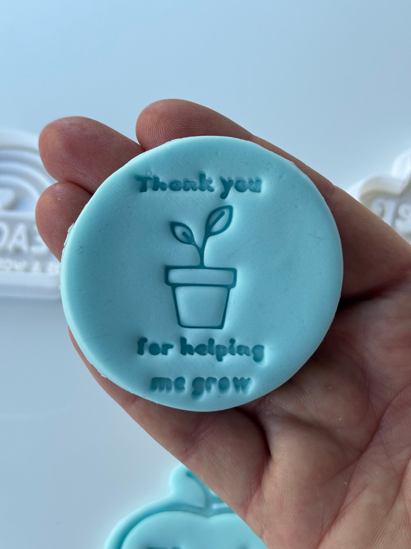 Thank you Teacher cutters and stamps - 0710