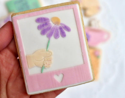 Mother’s Day flower frame deboss and cutter