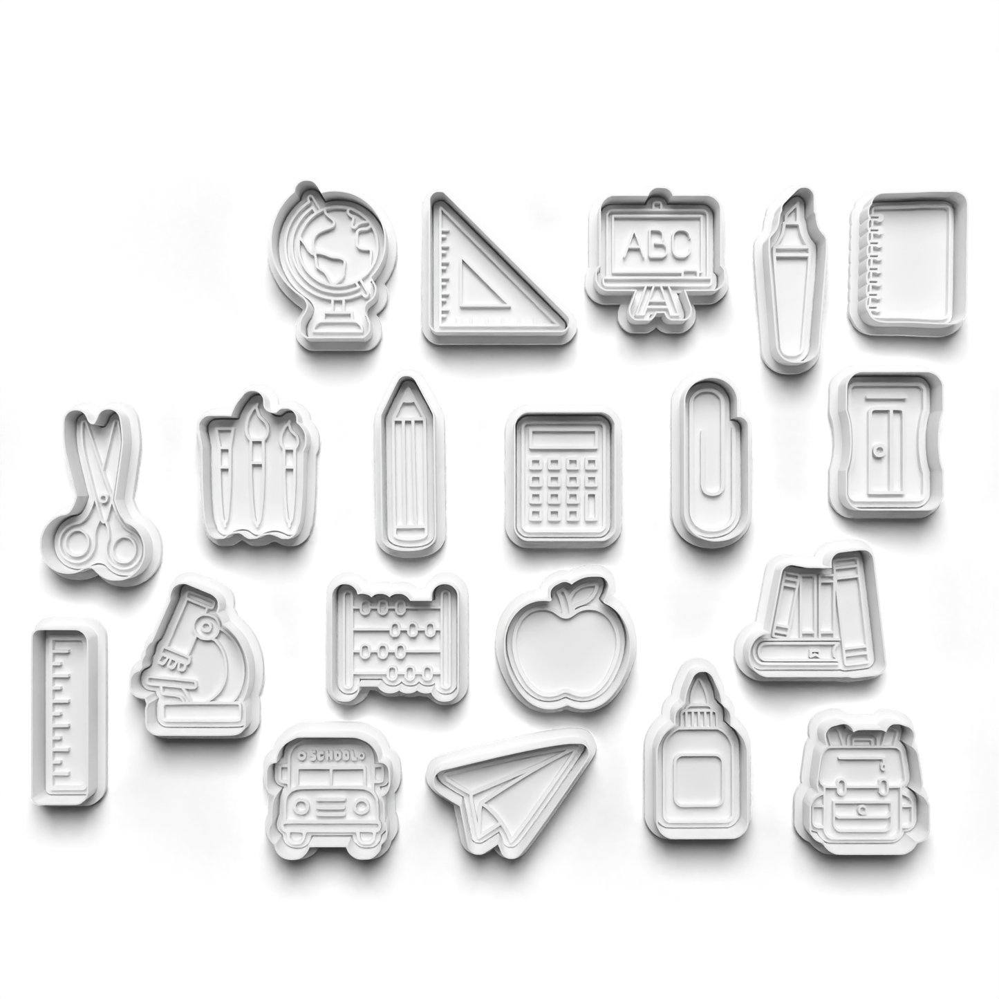 school set cutter + stamp _1004