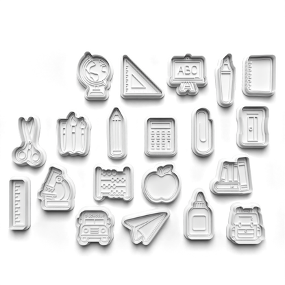 school set cutter + stamp _1004