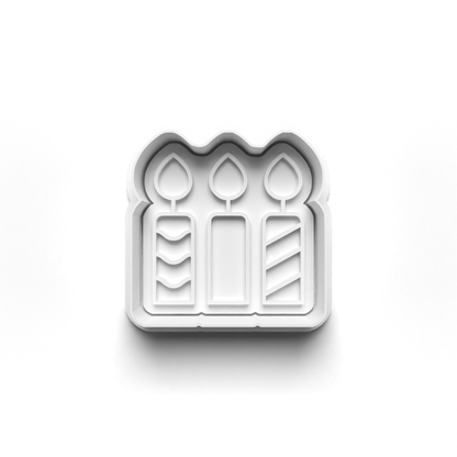 Candle - Birthday Theme - stamp and matching cutter M1006
